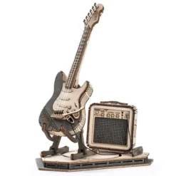 Puzzle 3D guitarra eléctrica de madera