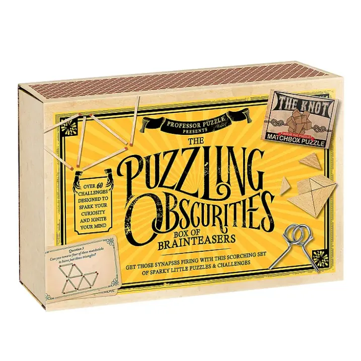 Puzzling Obscurities: juego de rompecabezas en caja de cerillas