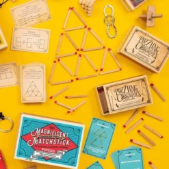 Puzzling Obscurities: juego de rompecabezas en caja de cerillas