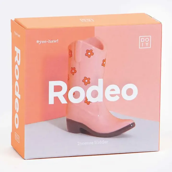 Quemador de incienso con forma de bota de cowboy