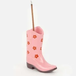 Quemador de incienso con forma de bota de cowboy