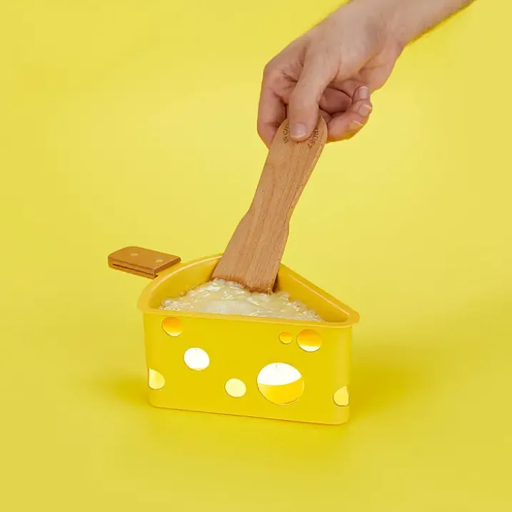 Raclette en forma de queso