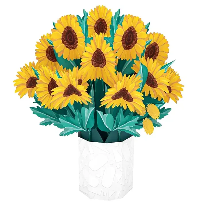 Ramo de flores de papel tridimensional