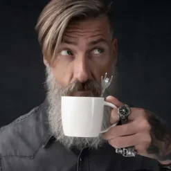 Set de 4 cucharas de café con forma de manos rockeras