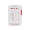 Set de manicura para viajes en estuche metálico