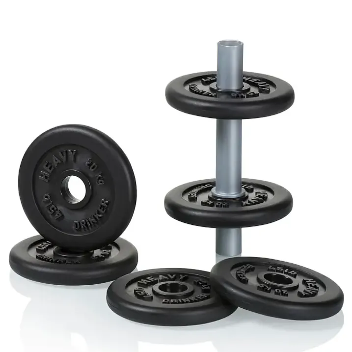 Set de 6 posavasos en forma de pesas