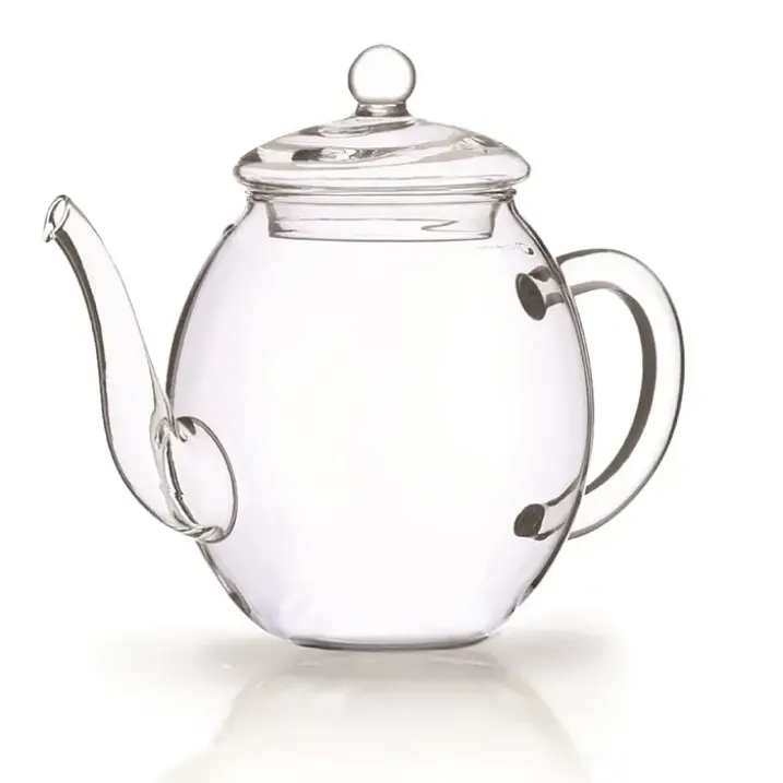 Set de regalo con tetera y 6 variedades de flores de té blanco