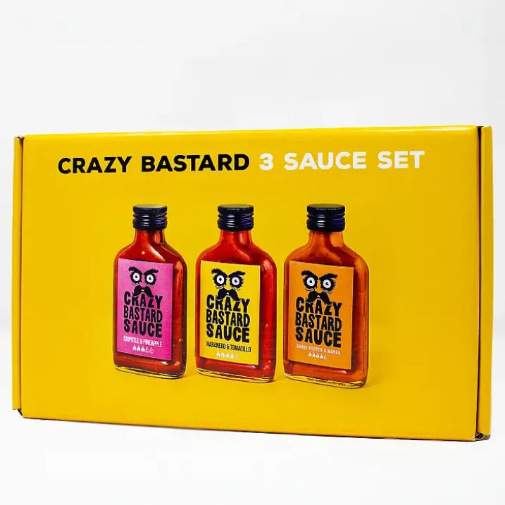 Set de salsas picantes Crazy Bastard