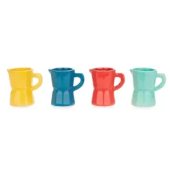 Set de tacitas espresso con forma de cafetera