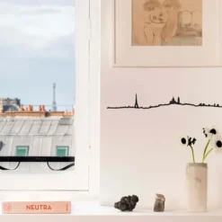 Siluetas de ciudades decorativas para pared