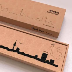 Siluetas de ciudades decorativas para pared