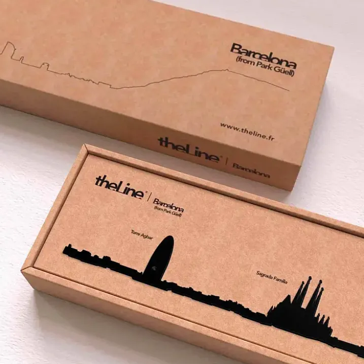 Siluetas de ciudades decorativas para pared