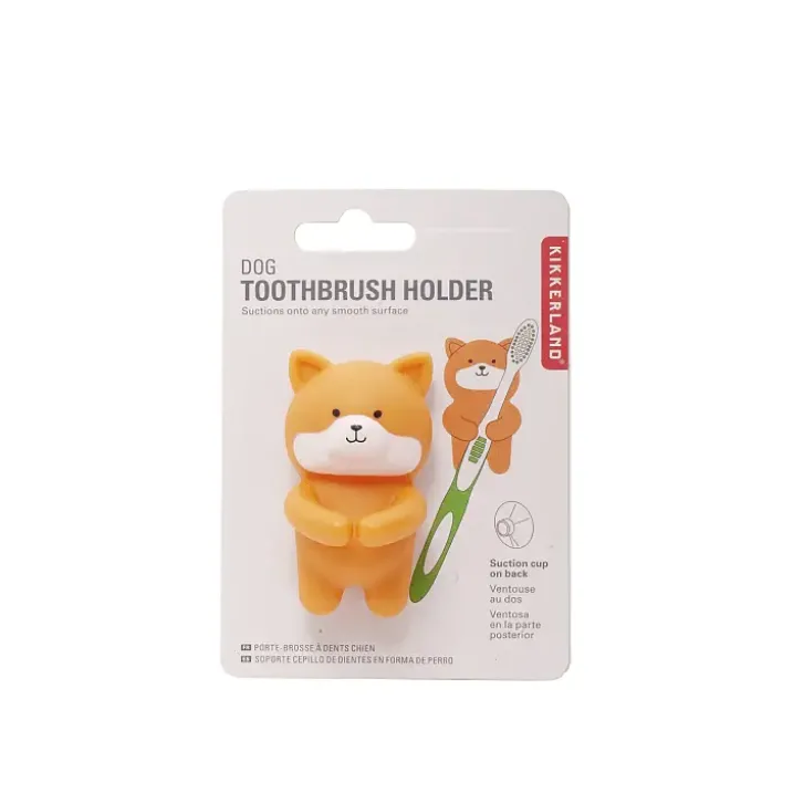 Soporte para cepillo de dientes en forma de conejito o perrito