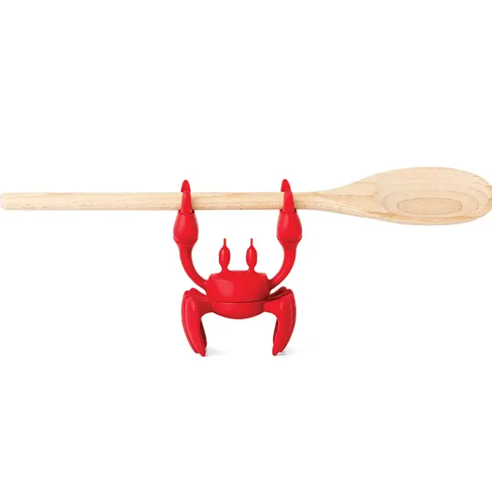 Soporte para cucharas de cocina con forma de cangrejo