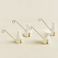 Soportes para bolsitas de té con forma de pescadores chinos