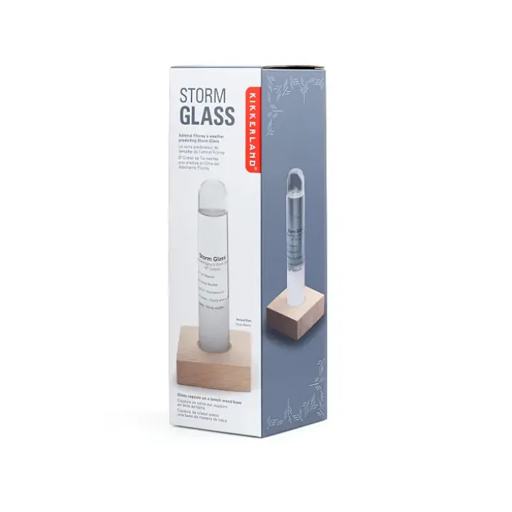 Storm Glass, el predictor del tiempo de cristal en forma de tubo