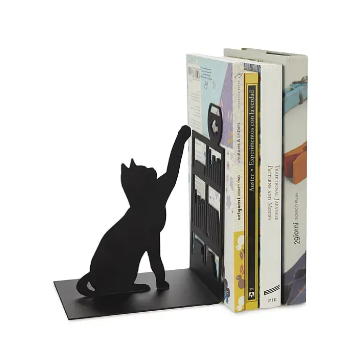 Sujetalibros original con forma de gato