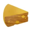 Tabla de queso con forma de queso Gruyère