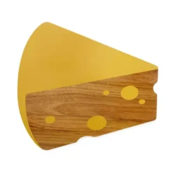 Tabla de queso con forma de queso Gruyère