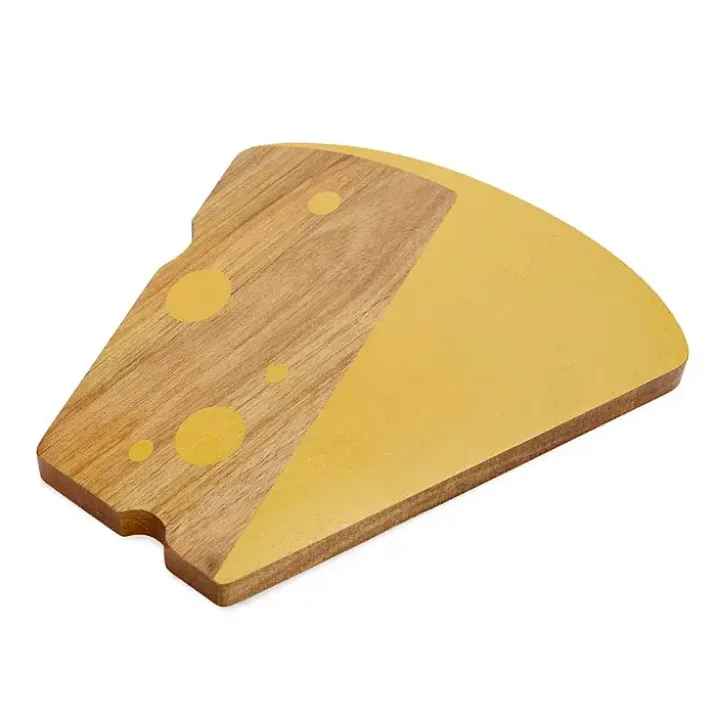 Tabla de queso con forma de queso Gruyère