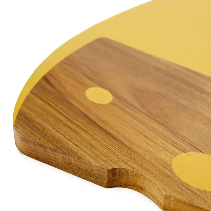 Tabla de queso con forma de queso Gruyère