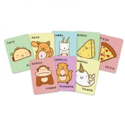 Taco Gato Cabra Queso Pizza, juego de cartas
