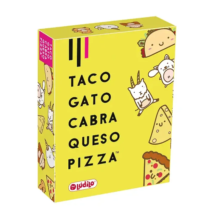 Taco Gato Cabra Queso Pizza, juego de cartas