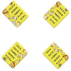 Taco Gato Cabra Queso Pizza, juego de cartas