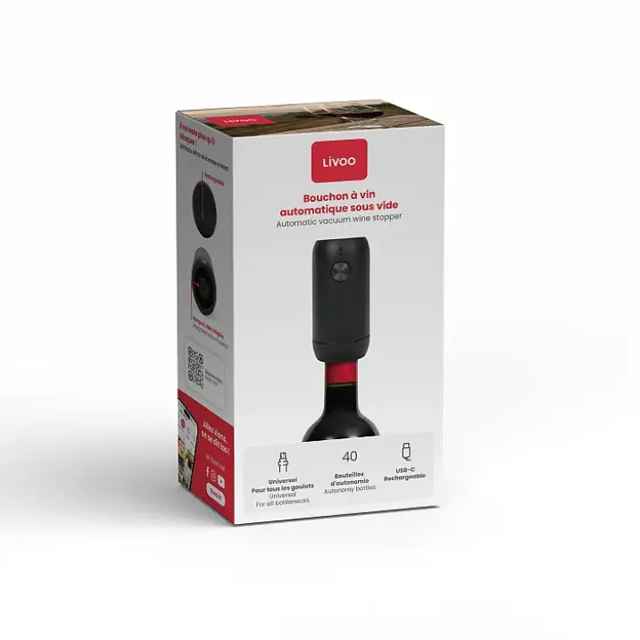Tapón de vacío automático para vino