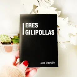 Tarjeta de felicitación Eres gilip***s