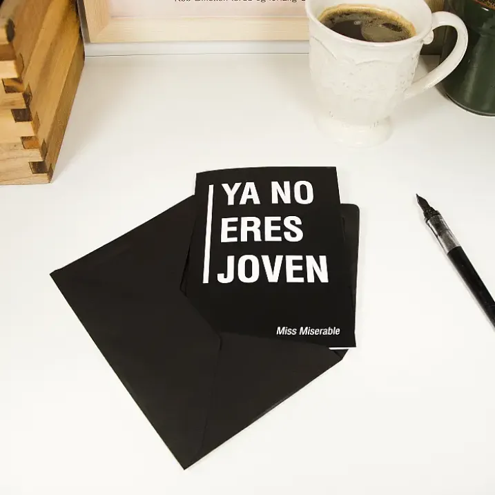 Tarjeta de felicitación Ya no eres joven