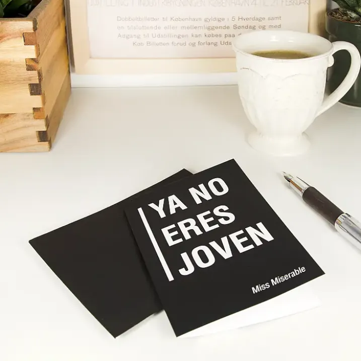 Tarjeta de felicitación Ya no eres joven