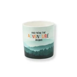 Taza con bicicleta en 3D