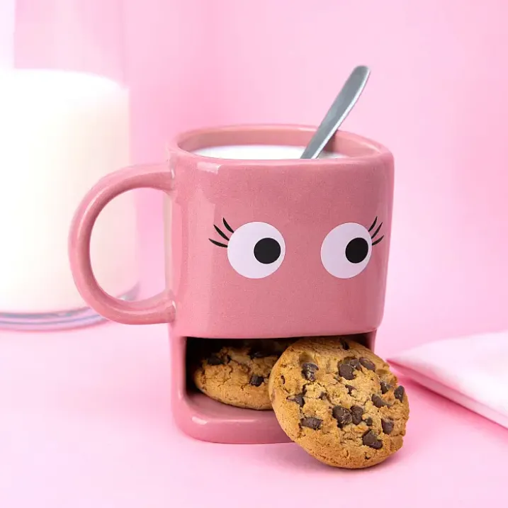 Taza con compartimento para galletas