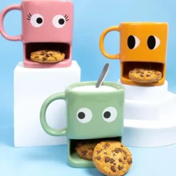 Taza con compartimento para galletas