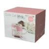Taza con gato en relieve