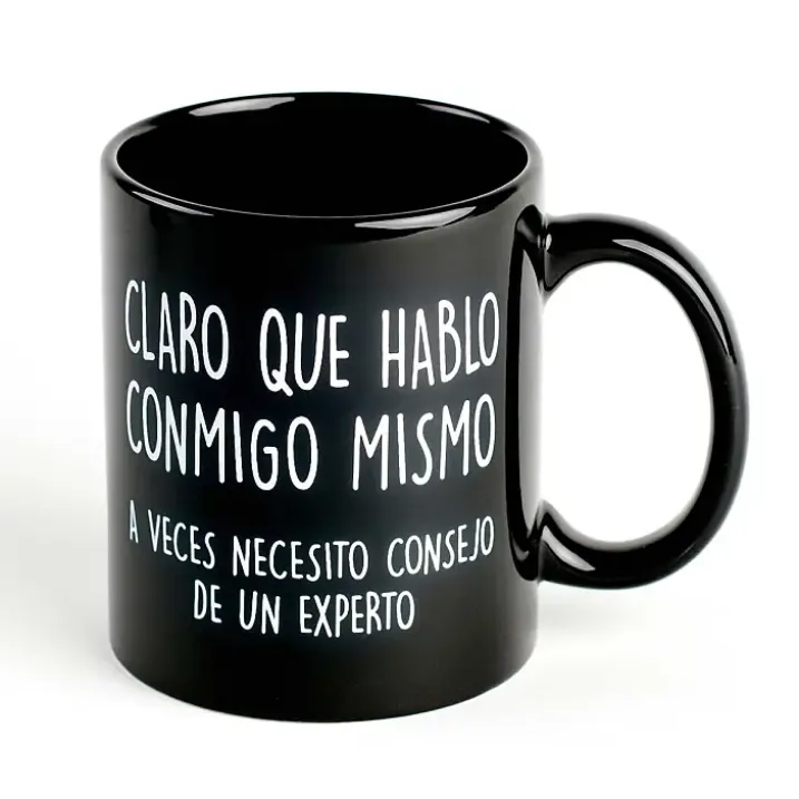 Taza con mensaje Consejo de un experto