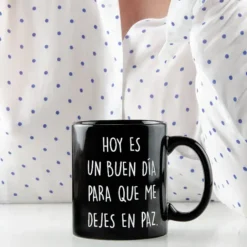 Taza con mensaje Hoy es un buen día...