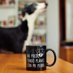 Taza con mensaje No puedo tengo planes con mi perro