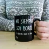 Taza con mensaje para bordes