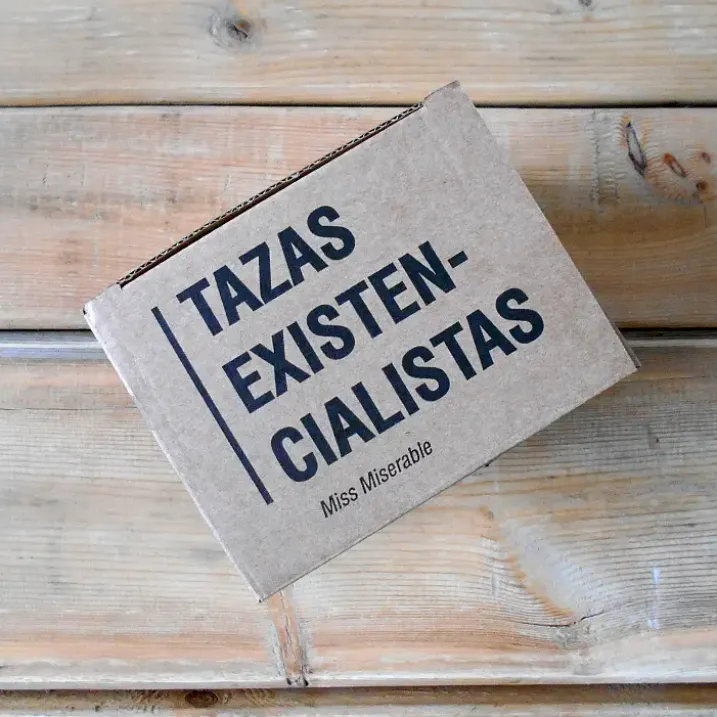 Taza con mensaje para bordes