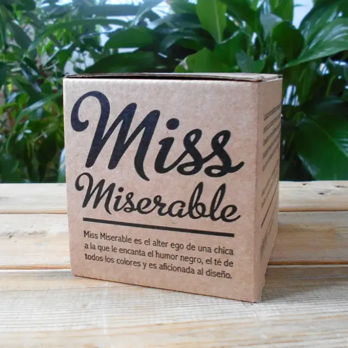 Taza con mensaje para bordes