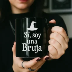 Taza con mensaje Sí, soy una Bruja