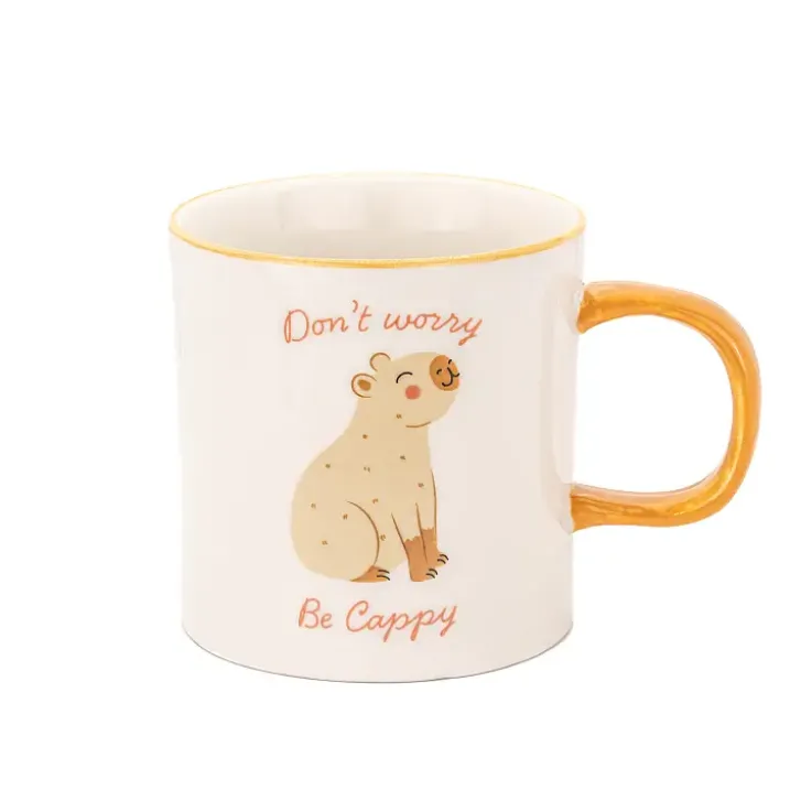 Taza de porcelana con animalito