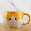 Taza en forma de gato