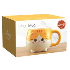 Taza en forma de gato