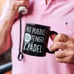 Taza No puedo, tengo pádel