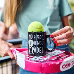 Taza No puedo, tengo pádel