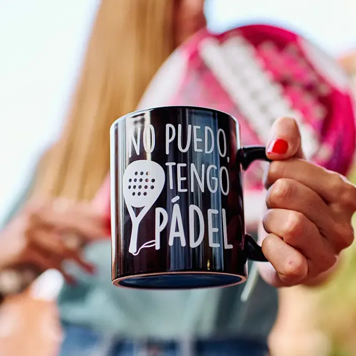 Taza No puedo, tengo pádel