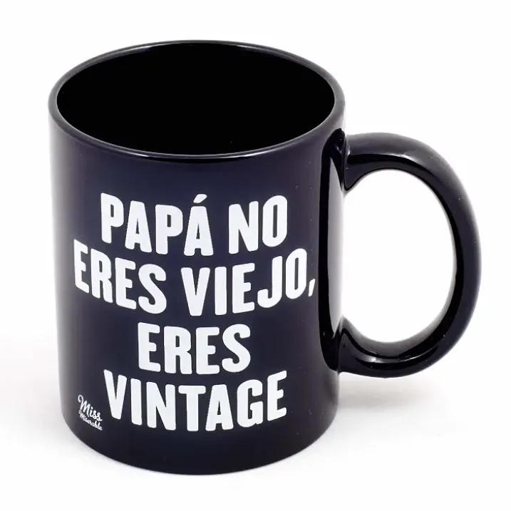 Taza Papá no eres viejo, eres vintage